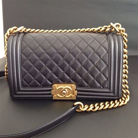 chanel large boy bag gold hardware|chanel boy new medium price.